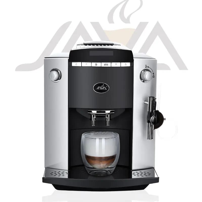 Self-cleaning coffee maker with hot water system with programmable temperature control JAVA
