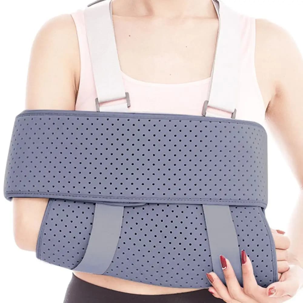 Supporto per spalla da polso con imbracatura Immobilizzatore Lesioni al gomito Frattura Cintura di fissaggio in fusione Staffa di protezione per il collo del braccio multifunzionale