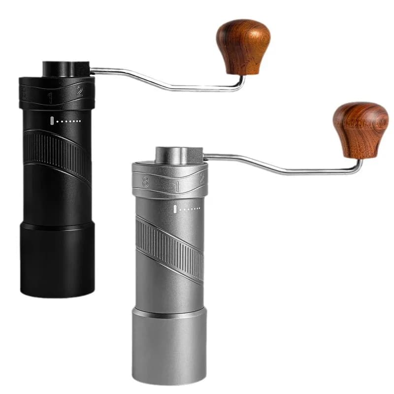 External Adjustment Hand Coffee Grinder Portable Stainless Steel Bean Mill Household Pour Over Accessory