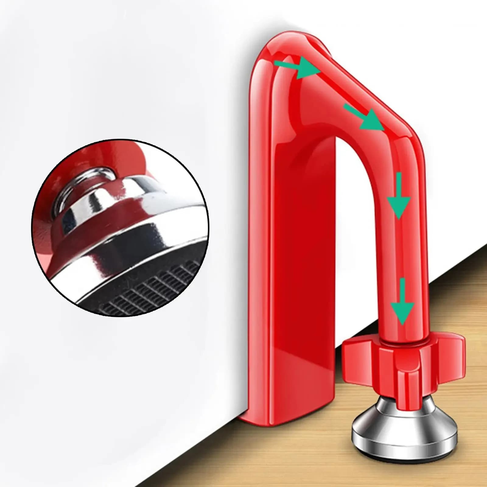 Jammer Fermaporta Dispositivo di sicurezza per porta portatile Aggiungi sicurezza per appartamento dell'hotel Potente fermaporta per la sicurezza delle donne in viaggio