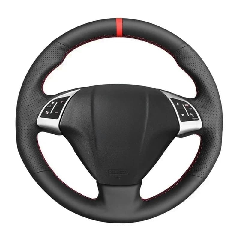 Coprivolante per auto Accessori per auto Pelle artificiale nera per Fiat Bravo Grande Punto Linea Qubo Doblo Punto Opel Combo