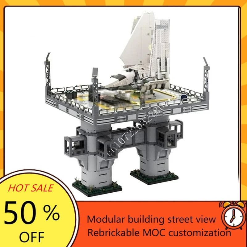 3387PCS MOC Space Battle Series SW Landport su Endor Modello Puzzle personalizzato Tecnologia Educazione creativa Assemblare giocattolo regalo