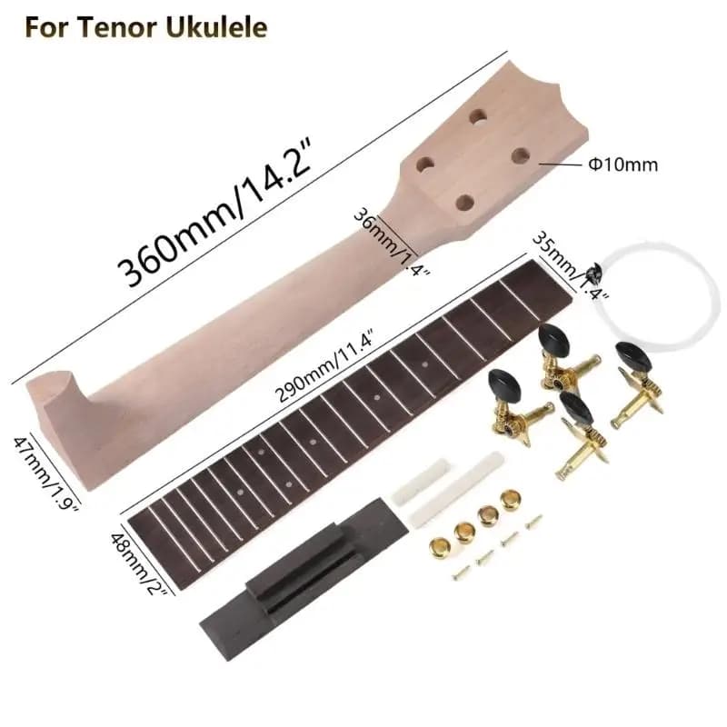 652F 1 Set Ukulele Collo Tastiera In Legno Ukulele Tastiera E Collo Ukulele Tastiera Collo Strumenti Musicali Forniture Set
