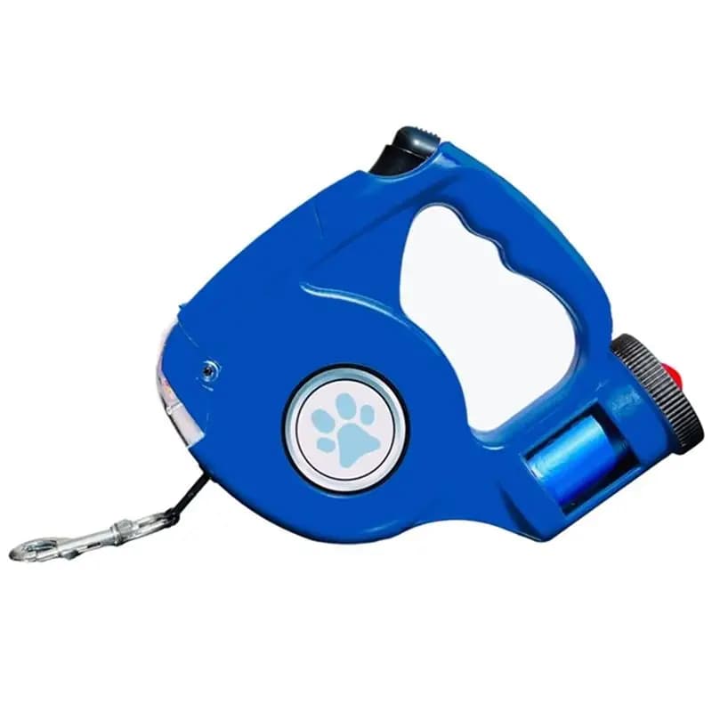 Guinzaglio per Animali AS60-Pet 4,5M Multifunzionale con Torcia LED Estensibile e Retrattile per Passeggiate all'Aperto