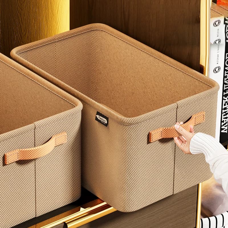 Organizzatore di vestiti rinforzato, contenitore per pantaloni e maglioni, organizer per cassetti, scatola porta jeans, organizer per armadio e guardaroba
