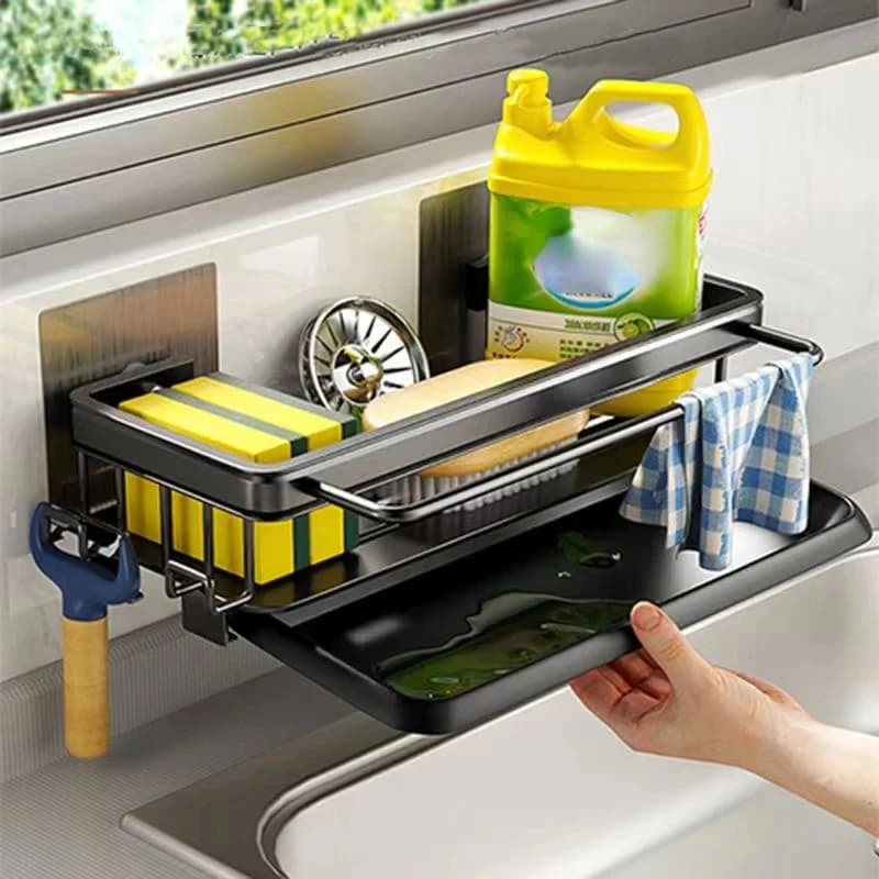 Kitchen storage scolapiatti for kitchen sink scolapiatti holder sponge kitchen scolapiatti kitchen shelves kitchen organizer