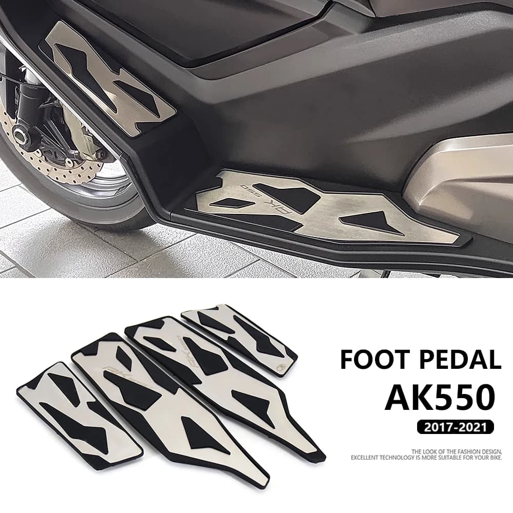 NUOVA Moto Pedale Poggiapiedi Per KYMCO AK550 AK 550 ak550 2017 2018 2019 2020 Pedane Kit Pedale Pedana In Alluminio Passo