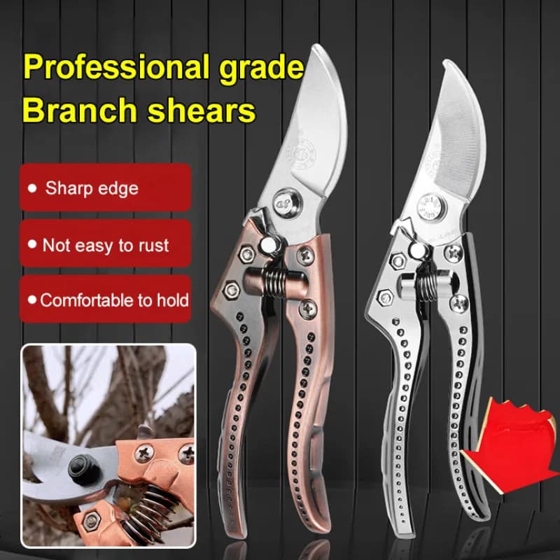 Garden Scissors Multifunction for Power - Sharp shears for Fruit Trees and Flowers, Anti-slip