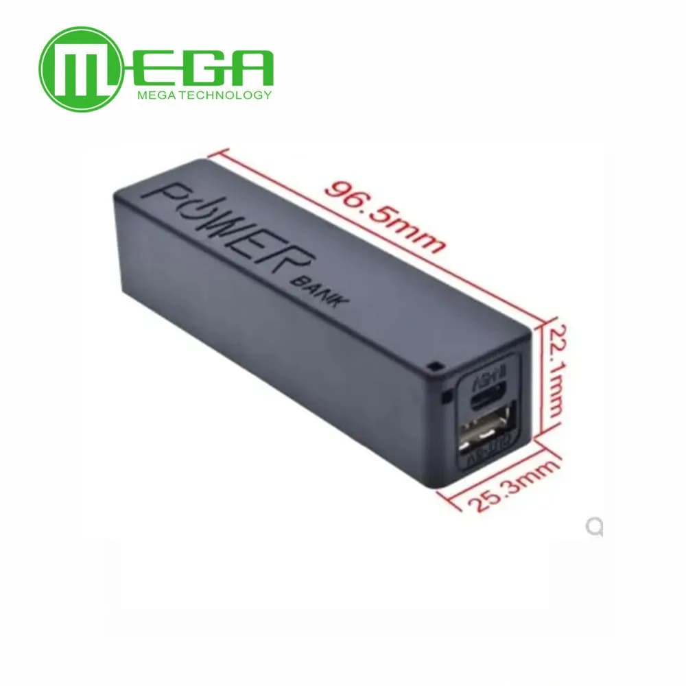 10pcs USB Accumulators & Reserve Charger Case Kit 18650 Battery Packed Black Kit For Arduino