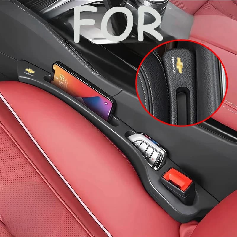 Car Seat Gap Filler Strips Car Storage Organizer bag boFor Chevrolet Onix Cruze Silverado Impala Equinox Malibu Tahoe Cobalt