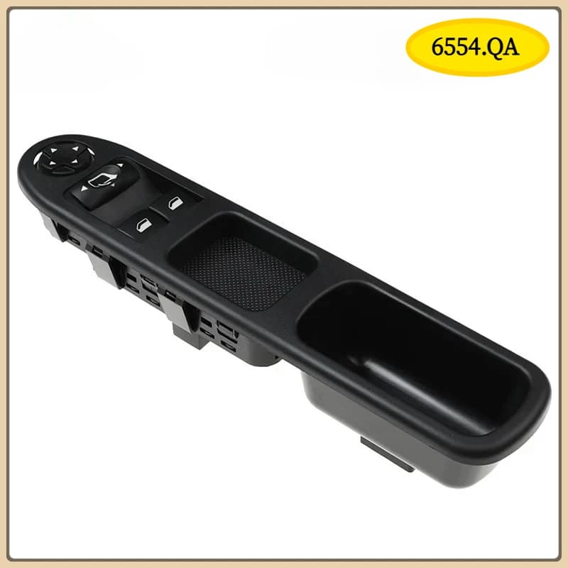 6554.QA 6554QA Interruttore Alzacristallo Elettrico + Pulsante Ripiegabile Retrovisore 9654859677 per Peugeot 207 207SW 207CC