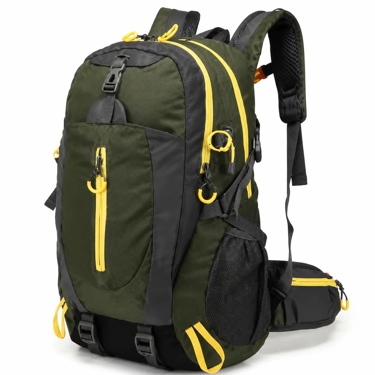 Waterproof Hiking Backpack Large Capacity Durable Nylon Travel Backpack for Outdoor Trekking Climbing Top 2026