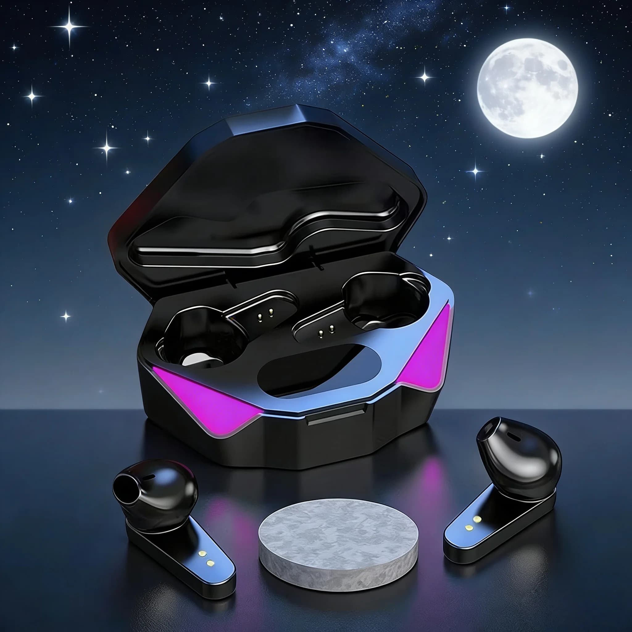 Auricolari da Gaming X15 TWS Wireless Bluetooth con Microfono, Audio Bass, Posizionamento del Suono, Musica Stereo 9D
