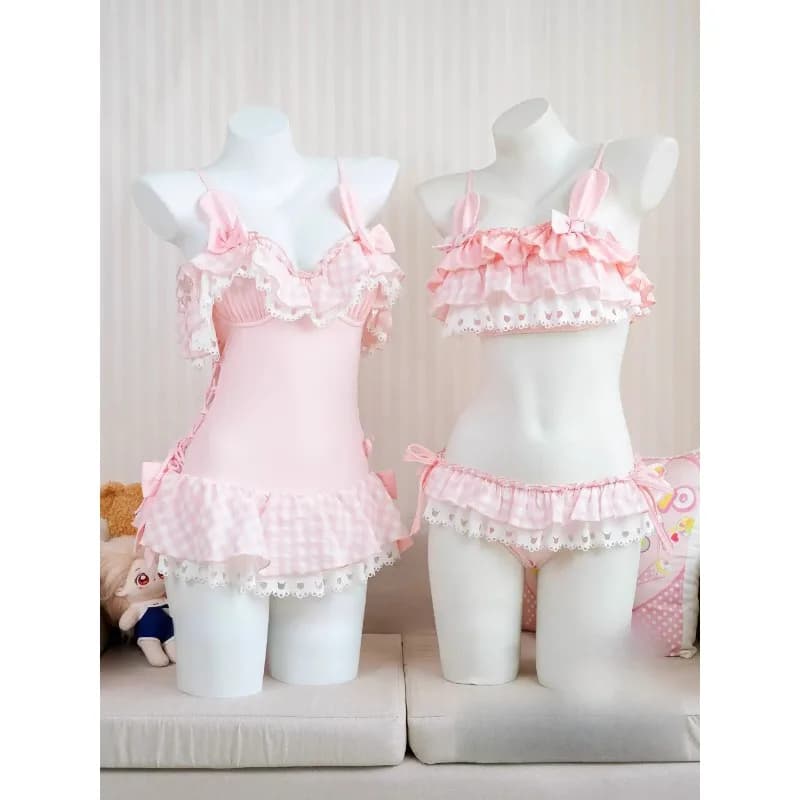 Costume da bagno anime kawaii, tuta giapponese carina, costume da bagno a due pezzi, tuta di Halloween, uniforme sexy, costume cosplay da donna per feste in piscina