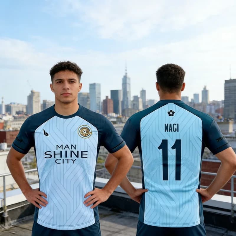 Nuova Maglia 2026 Blue Lock NAGI Man Shine City, Uniforme da Calcio Cosplay Anime Giapponese, T-shirt Sportiva Unisex, Abbigliamento da Spiaggia