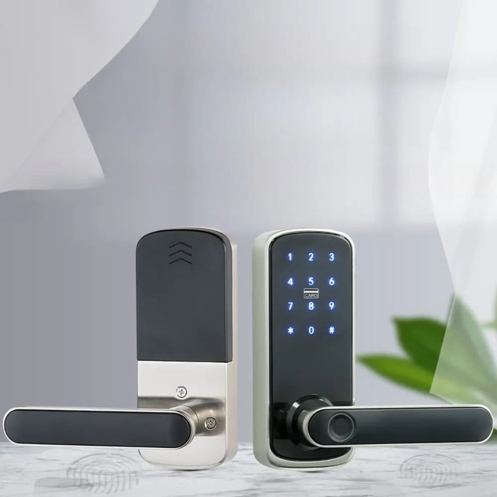 Blocco intelligente Bluetooth remoto per appartamento domestico con blocco impronte digitali WiFi Graffiti