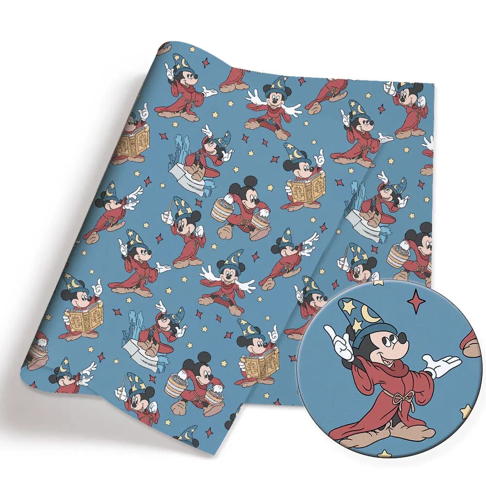 disney fabric 140x50CM Cartoon Polyester cotton fabric Patchwork Tissue Kid Home Textile Sewing Doll Dress Curtain 42054