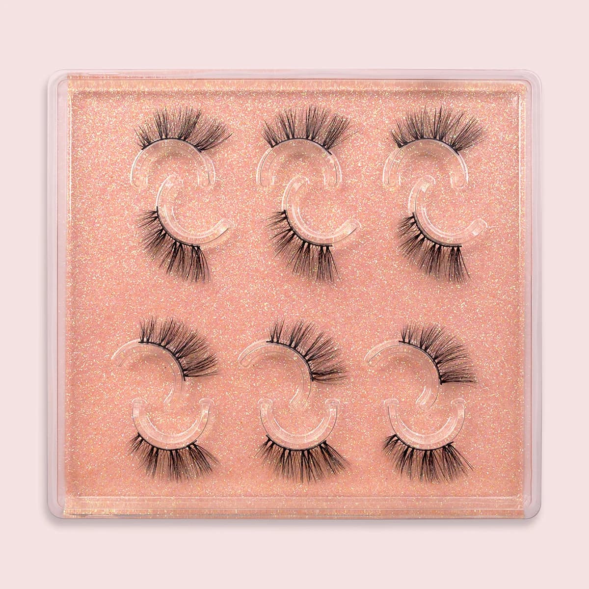 Coppie multiple 3D Mezze ciglia naturali, facili da portare, bellezza naturale, donne e ragazze, perfette per l'uso quotidiano