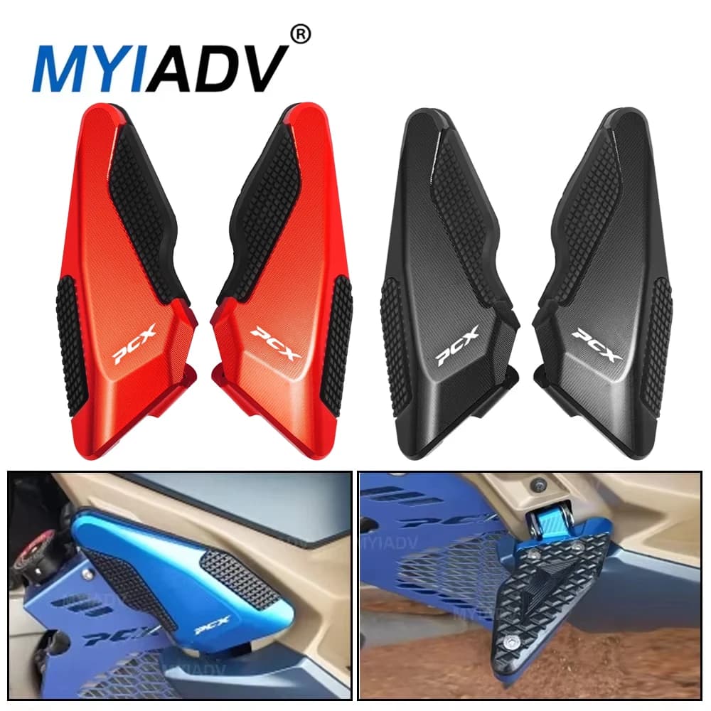 Moto Passeggero Posteriore Poggiapiedi Pedane Per Honda PCX125 PCX160 PCX 125 160 2018-2025 Poggiapiedi Pioli Pedali Passo Accessori