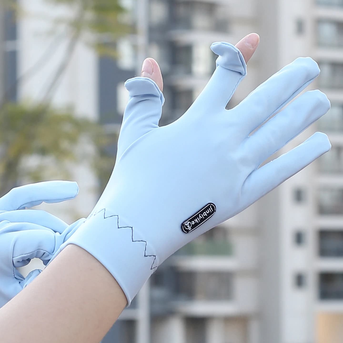 Guanti in seta ghiacciata - Freschi e leggeri, adatti sia per uomini che per donne, per guida, ciclismo, esercizi o sport, touchscreen