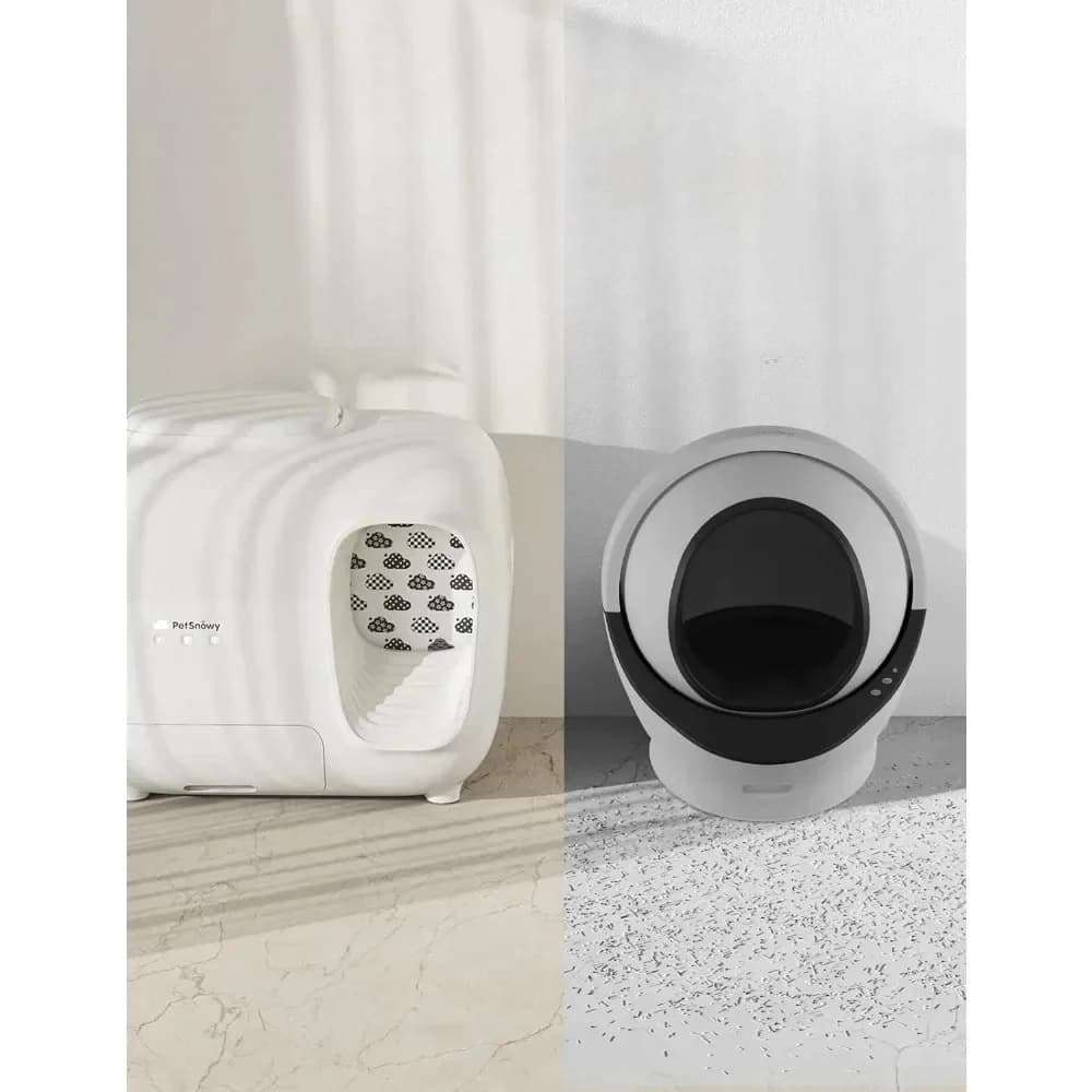 l Meno Odore Prodotti per animali domestici per gatti (versione Premium 2024) Snow+ Lettiera automatica per gatti Lettiera autopulente - Facile Setu da 3 minuti