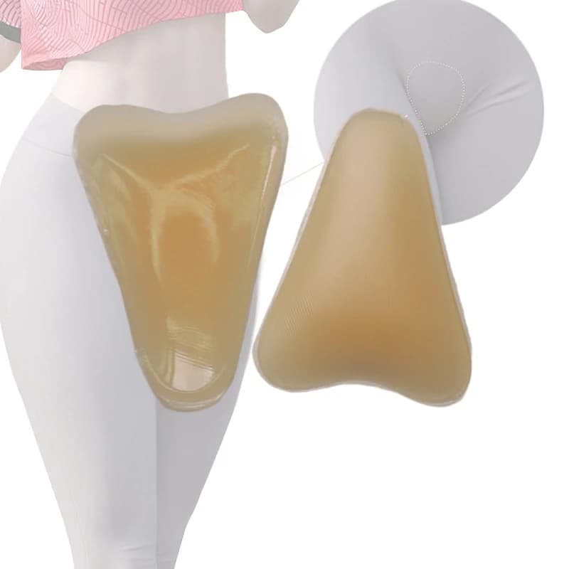 1 pz adesivo per parti intime cuscinetti sottoparina in silicone per bikini da donna costume da ballo toppa per la privacy invisibile impermeabile