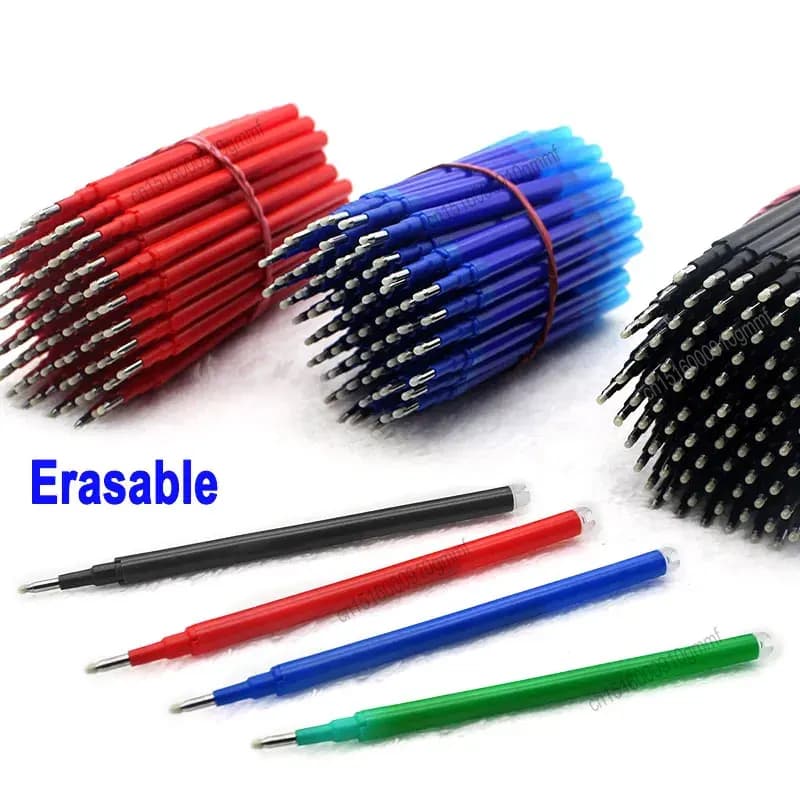 5 Pz/30 Pz Penna Gel Cancellabile Ricarica 0.7mm Sostituzione Ufficio Scuola Scrittura Accessorio di Cancelleria 8 Inchiostro a Colori Maniglia Lavabile Aste