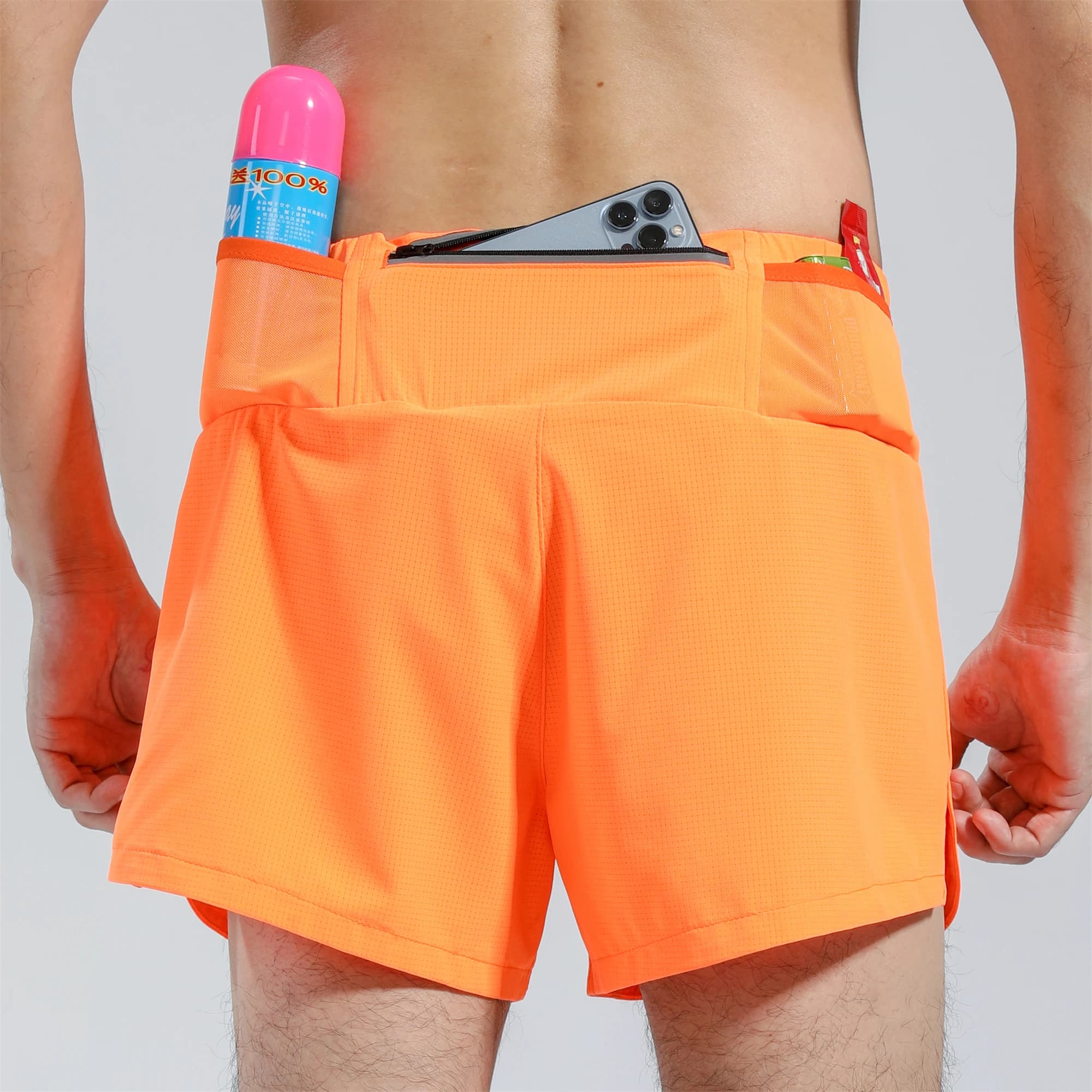 Pantaloncini da Corsa con Tasche per Uomo e Donna, Ultraleggeri, per Allenamento Sportivo all'Aperto, Fitness, Escursionismo, Traspiranti e ad Asciugatura Rapida