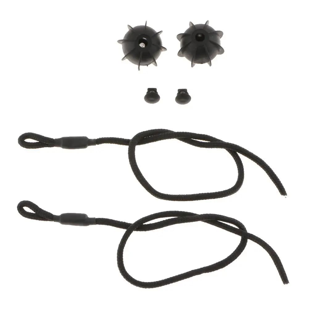 Supporto per bagagliaio nero con corda in nylon per ripiano posteriore per auto per VW Golf 6 MK6 GTI R20