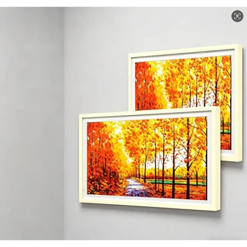 32 Inch Solid Wood Digital Photo Frame Advertising Screen HD LCD Video Playback MP3 Function