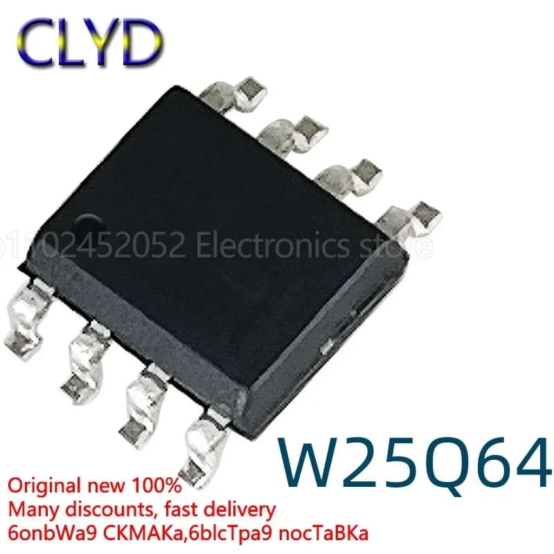 1 PZ/LOTTO Nuovo e Originale W25Q64JVSSIQ W25Q64JVSIQ chip SOP8 FLASH chip di memoria
