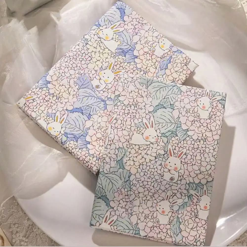 A5 A6 Blu Verde Coniglio Notebook Cover Planner Custodia Cover Protettiva Shell Journal Cover Protector Forniture di cancelleria per ufficio