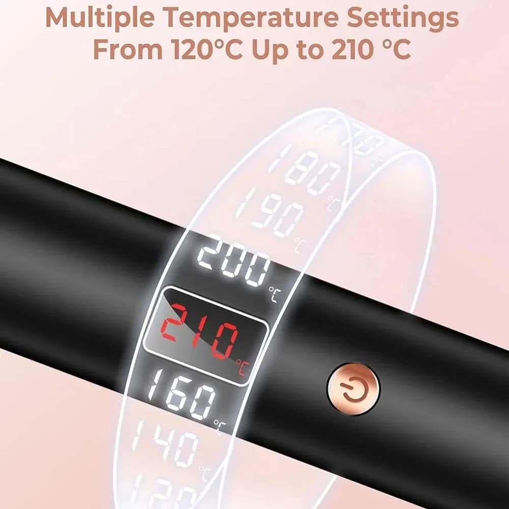 3 in 1 professional ion curling plate, anti-coating thermal brush for hair styling, iron curling hair