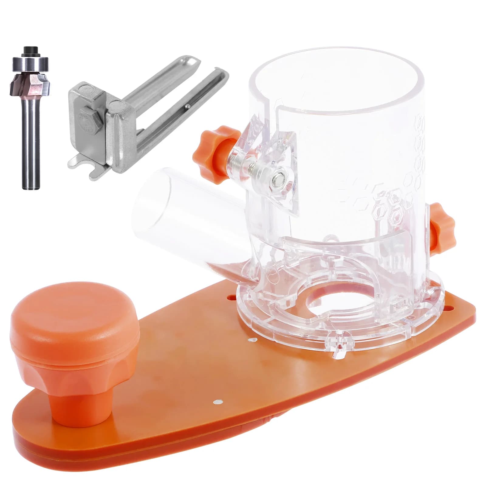 Rifilatrice Cerchio Taglio Jig Trimmer regolabile Fresatura Cerchio Bordo Router di legno Cerchio Taglio Jig Durevole