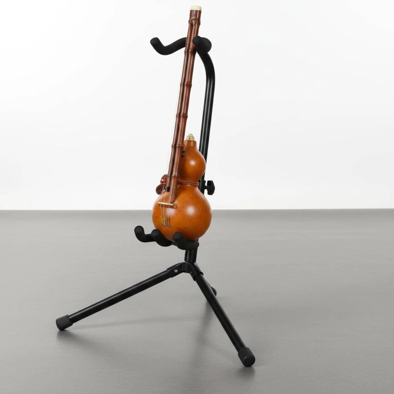 Portable Instrument Holder Adjustable Height Floor Instrument Rack Ukulele Stand Stable Base Folding Music Stand Lightweight