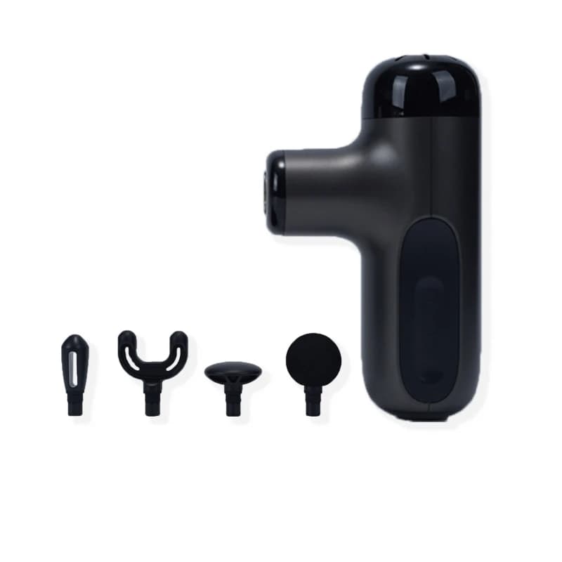 Sports Massage Gun for Hot and Cold Deep Fabrics Small Mini Massage Gun for 4 Heads Vibration for Face Muscles
