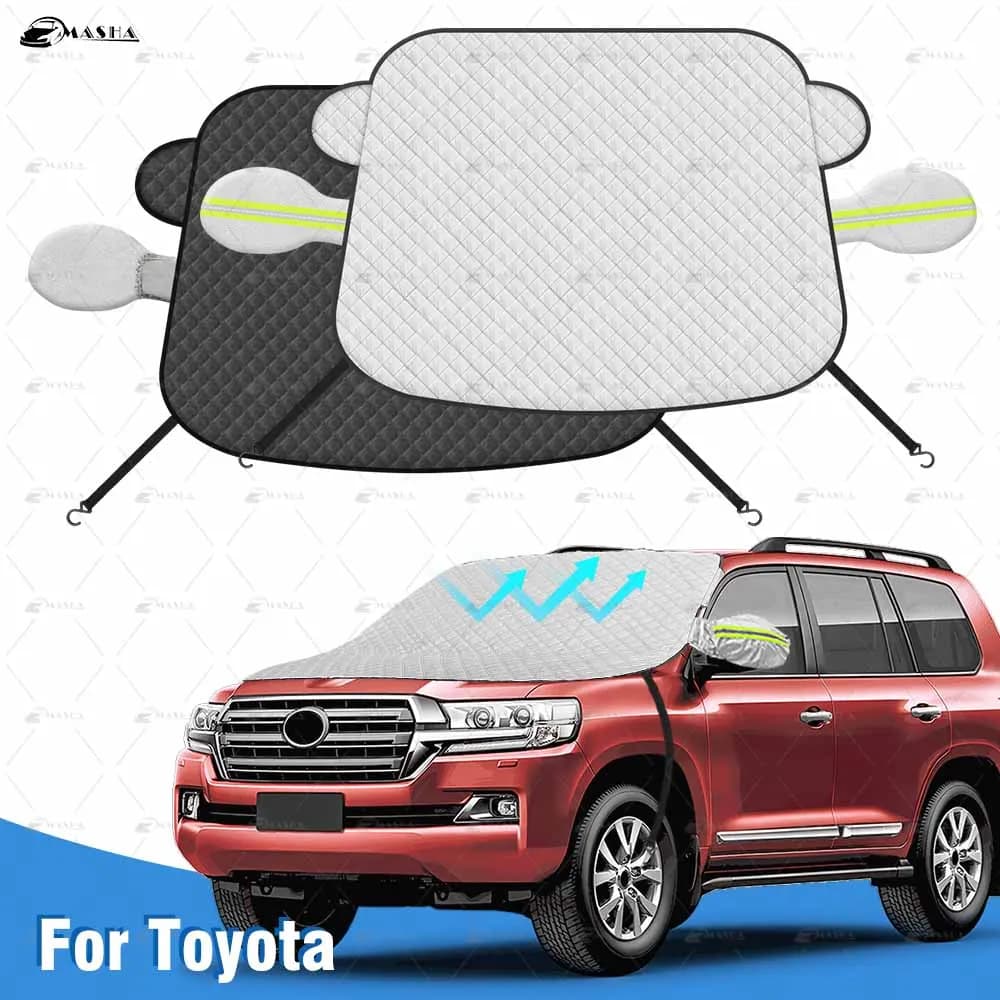 Per Toyota Land Cruiser Prado 90 120 150 100 200 Auto Parabrezza Neve Parasole Automobile Copertura Magnetica Parabrezza Anteriore Copertura