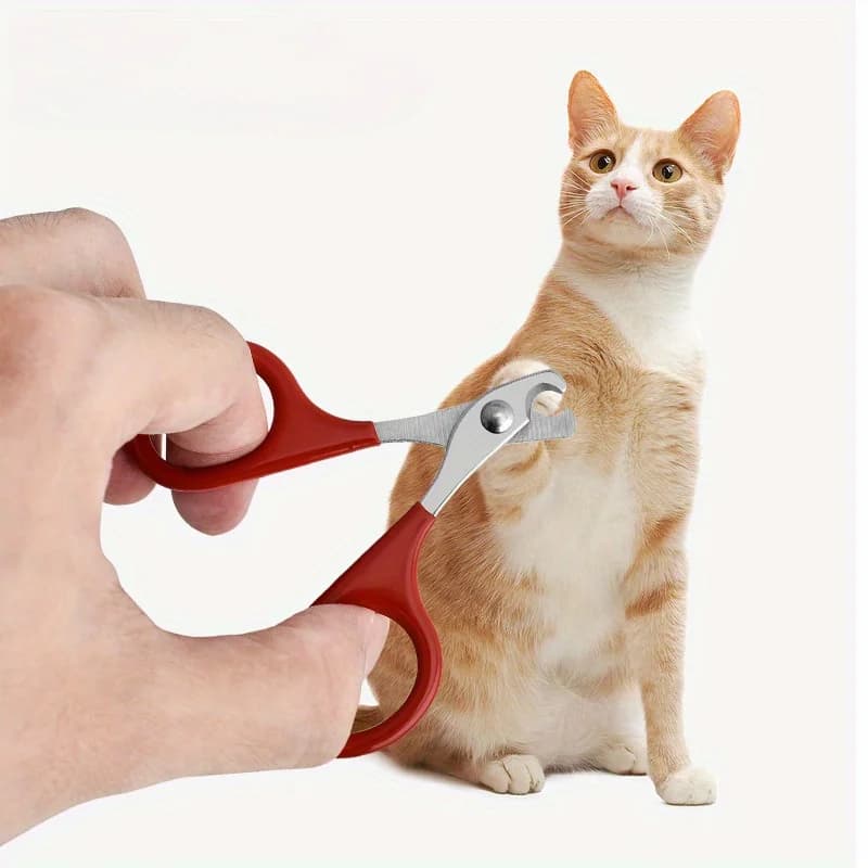 2pcs Cat Nail Clippers for Small Dog Cat Professional Claws Cutter Pet Nails Scissors Trimmer Grooming