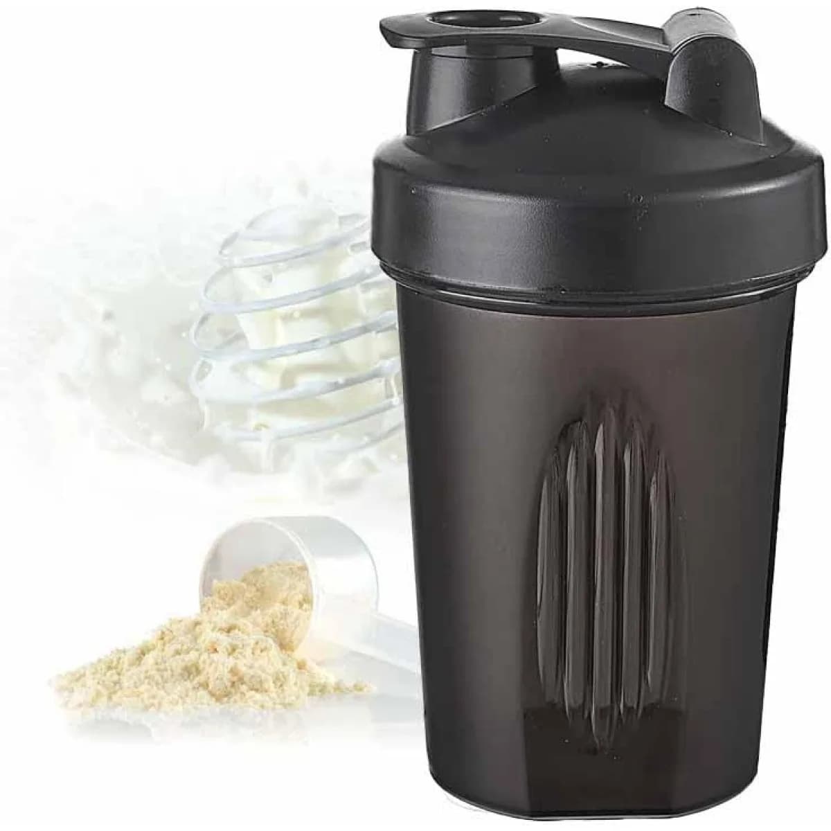 Bottiglia Shaker da 600ml 20oz, Bottiglia in Plastica per Proteine, Portatile per Fitness