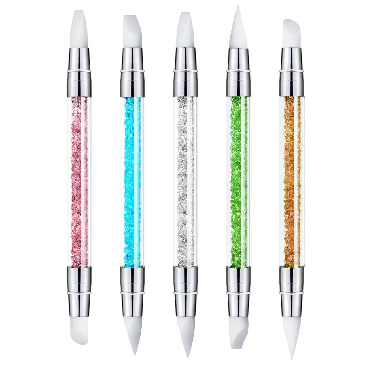 Pen for nail art Pen for sculpting double head silicone flowers Embossing pen with adjustable glue Nail art Brush Each home tool