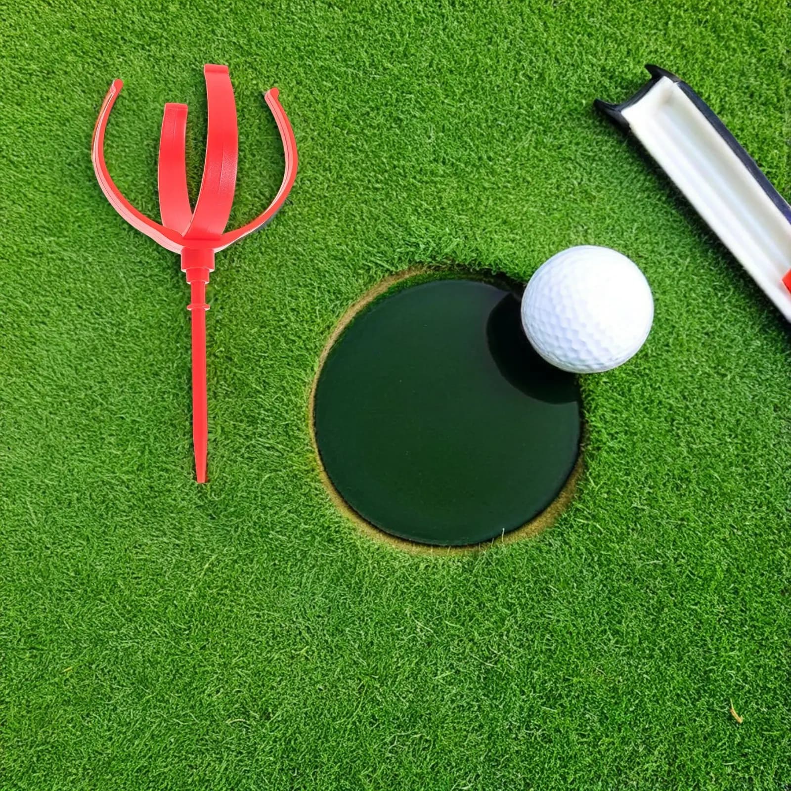 Raccoglitore di Palline da Golf in Plastica con Impugnatura Ergonomica per Parchi e Esterni, Raccolta Rapida, Facile Installazione, Accessori da Golf