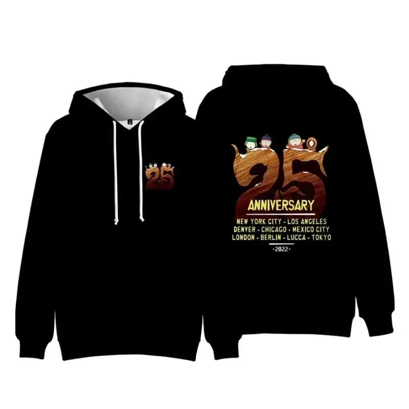 ♡ Felpa con Cappuccio 3D Stampa Cartone Animato South Park Anime per Cosplay di Halloween, Moda Uomo Donna, Nuovo Costume Inverno 2026
