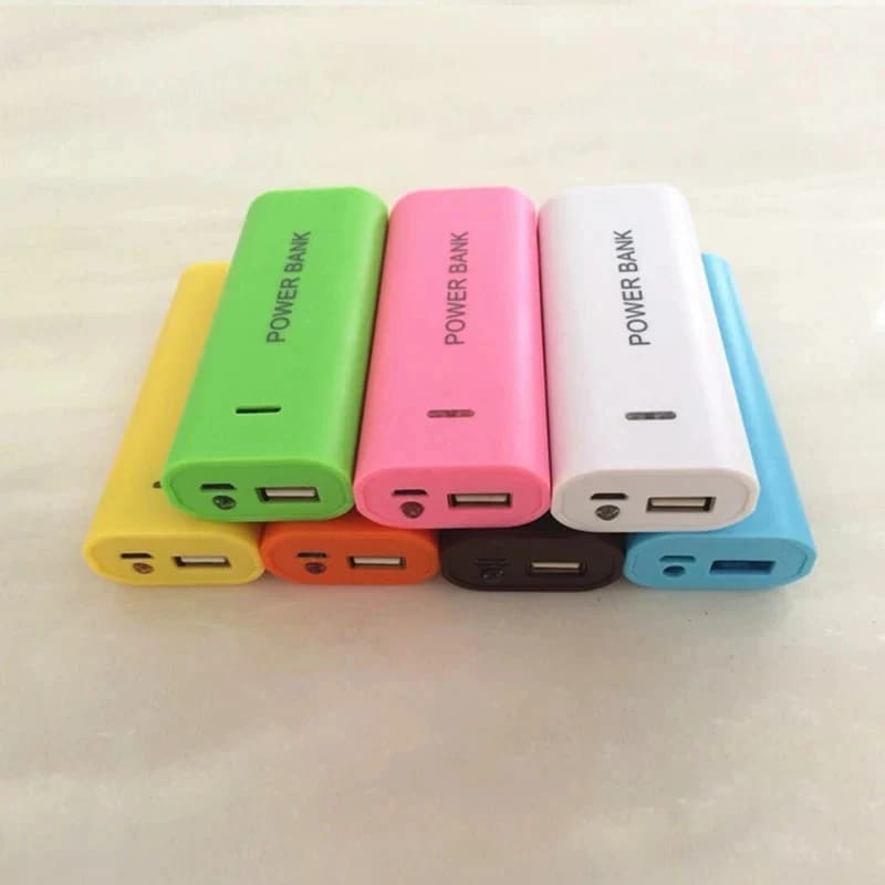 1-3pcs Power Bank Case 1-Cell 18650 Battery Box for Smart Phone Charge 5V 1A for 18650 Battery with Indicator Light