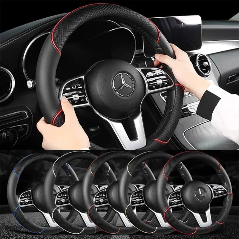 Leather Car Cover with Complete Cuciture, Three-dimensional Anti-slip, Simple and Fashion