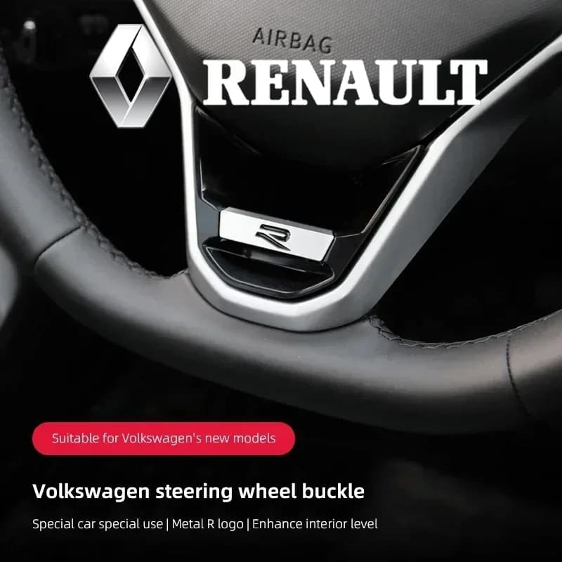 1 Pezzo Adesivo Emblema Volante Auto per VW GTI R Line R Golf Polo Passat B6 Jetta CC Tiguan Sharan Scirocco Caddy