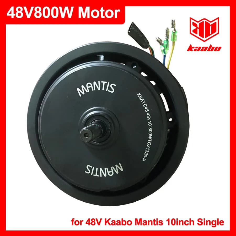 Mantis10 48V 800W Motor Hall singolo posteriore per Kaabo Mantis 10 pollici Scooter elettrico 48V800W motore parte originale
