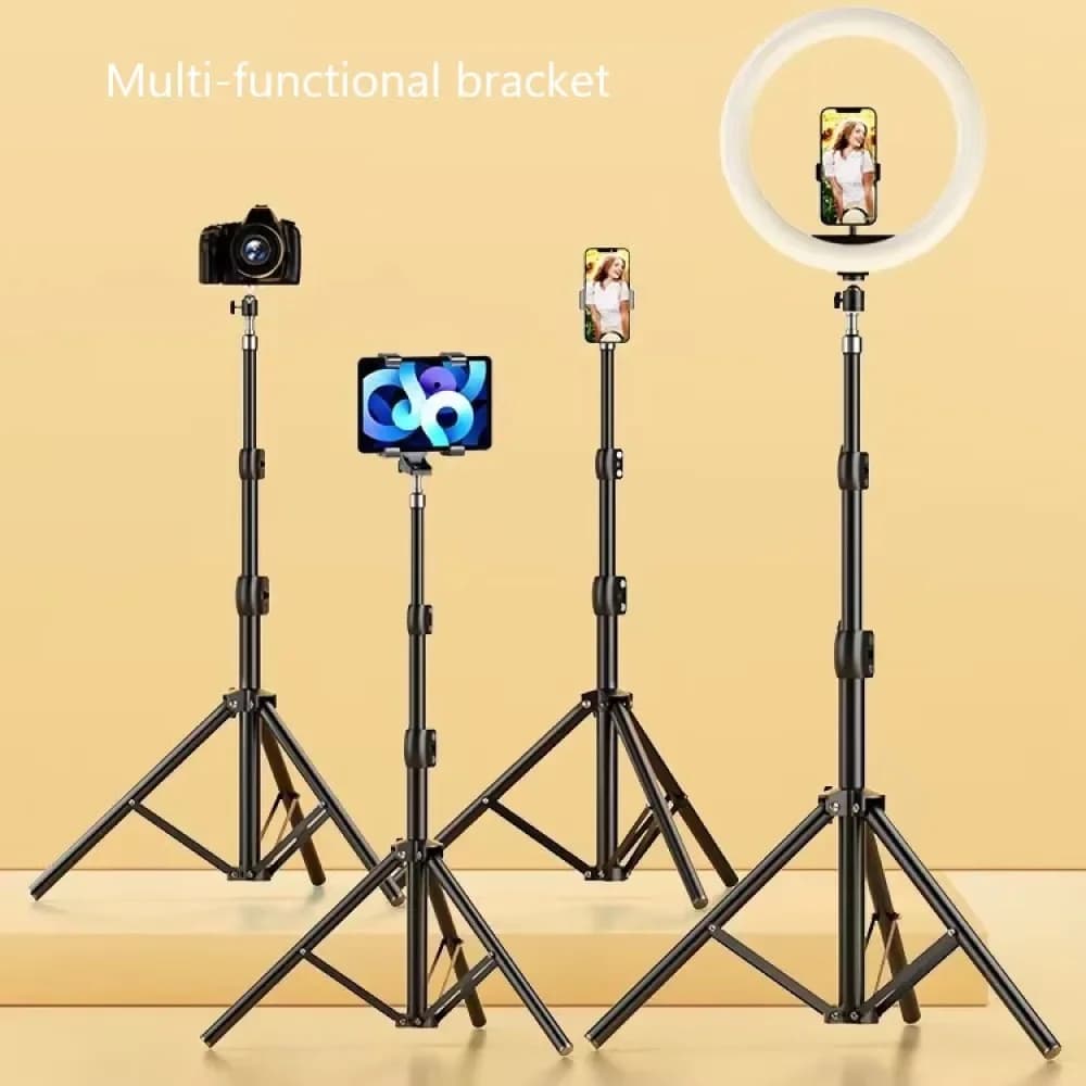 Supporto dal vivo per telefono cellulare Foto Rripod Uulti-funzionale Registrazione video Treppiede per atterraggio selfie 1.6M 63 pollici per iPhone 15 Por Max