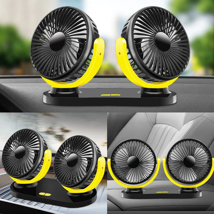 Usb Fan, Car Fan, Desktop Fan, Dormitory Fan, Office Fan, Silent Electric Fan, Portable Fan With Strong Airflow, 12v/24v Fan