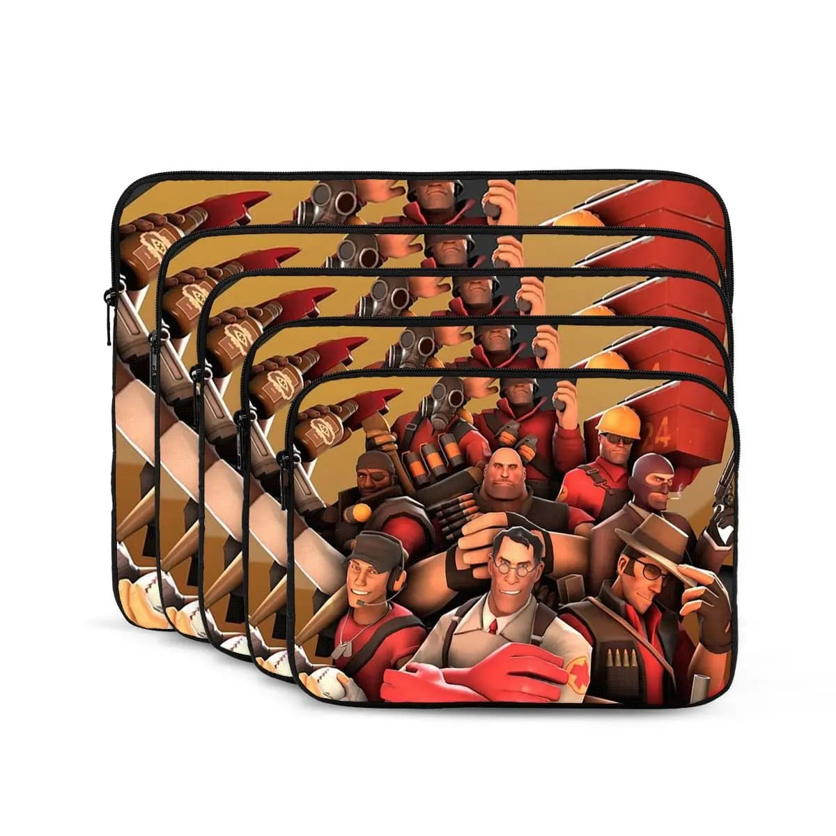 Team Fortress 2 Poster Art Notebook Borsa per laptop Custodia Custodia per notebook Custodia protettiva Custodia antiurto per tablet