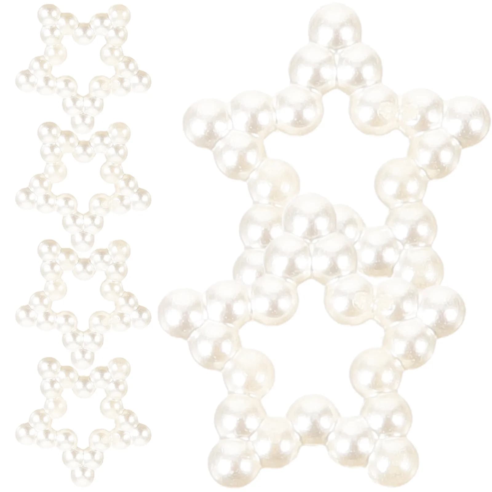 200 Pezzi di Charms a Stella con Perline Fai-da-te per Decorazione Custodie Telefono, Mini Ornamenti in Plastica, Artigianato, Forniture per Nail Art e Creazione di Fermagli per Capelli